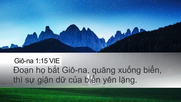 Giô-na 1:15 VIE Bible Verse Image