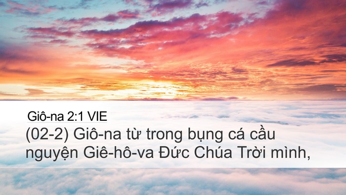 Giô-na 2:1 VIE Bible Verse Image