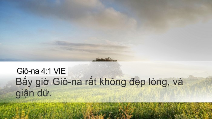 Giô-na 4:1 VIE Bible Verse Image