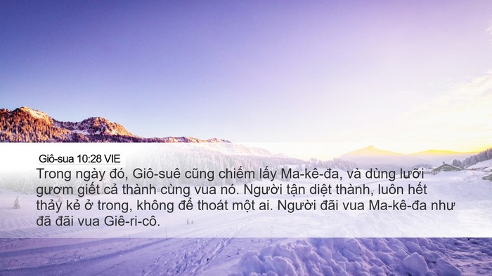 Giô-sua 10:28 VIE Bible Verse Image