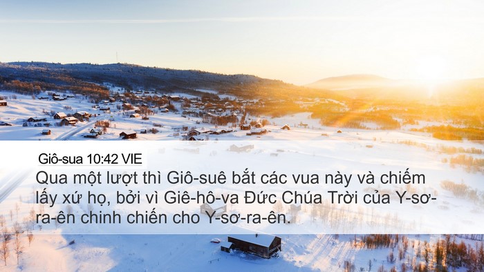 Giô-sua 10:42 VIE Bible Verse Image