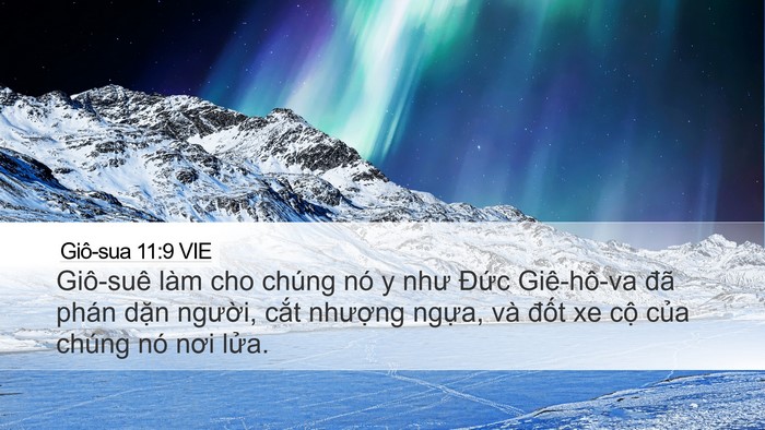 Giô-sua 11:9 VIE Bible Verse Image