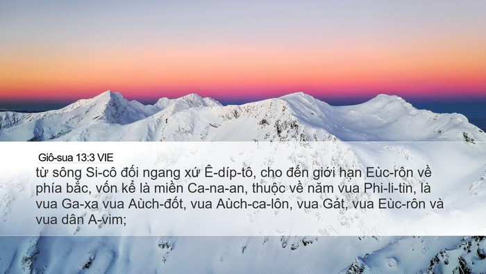 Giô-sua 13:3 VIE Bible Verse Image
