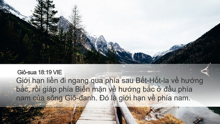 Giô-sua 18:19 VIE Bible Verse Image