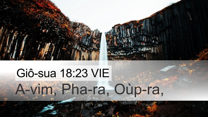 Giô-sua 18:23 VIE Bible Verse Image