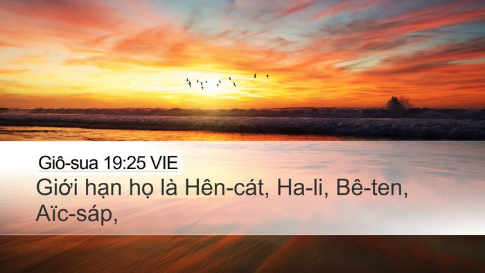 Giô-sua 19:25 VIE Bible Verse Image