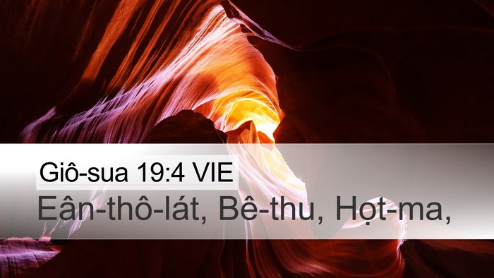 Giô-sua 19:4 VIE Bible Verse Image