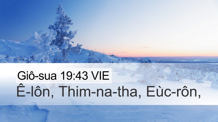 Giô-sua 19:43 VIE Bible Verse Image