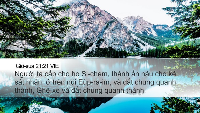 Giô-sua 21:21 VIE Bible Verse Image
