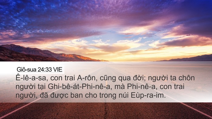 Giô-sua 24:33 VIE Bible Verse Image