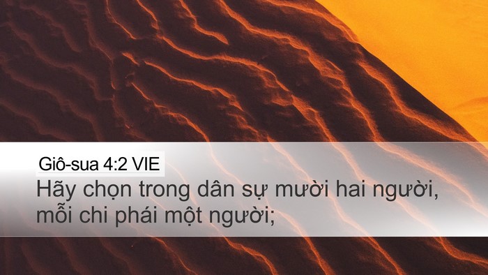 Giô-sua 4:2 VIE Bible Verse Image