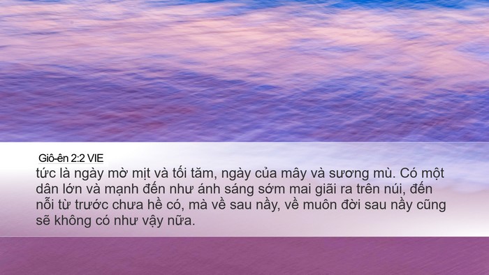 Giô-ên 2:2 VIE Bible Verse Image