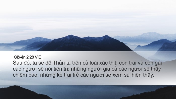 Giô-ên 2:28 VIE Bible Verse Image