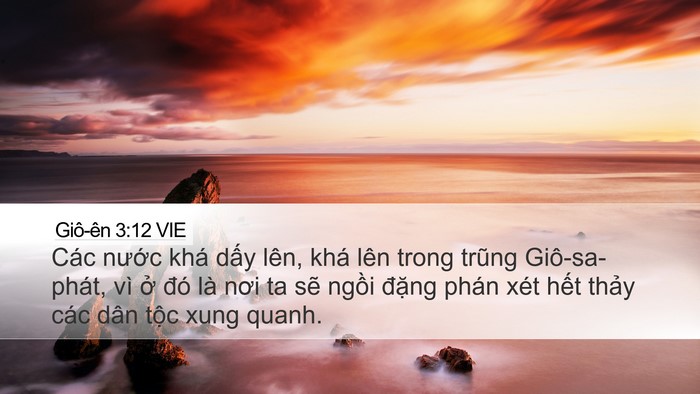 Giô-ên 3:12 VIE Bible Verse Image