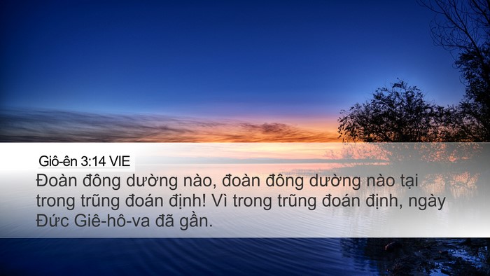 Giô-ên 3:14 VIE Bible Verse Image
