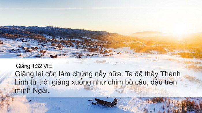 Giăng 1:32 VIE Bible Verse Image