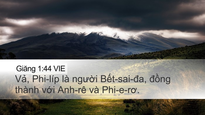 Giăng 1:44 VIE Bible Verse Image