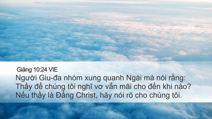 Giăng 10:24 VIE Bible Verse Image