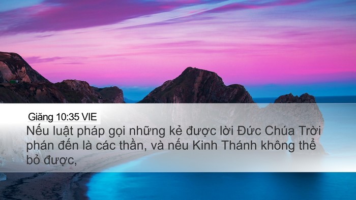 Giăng 10:35 VIE Bible Verse Image