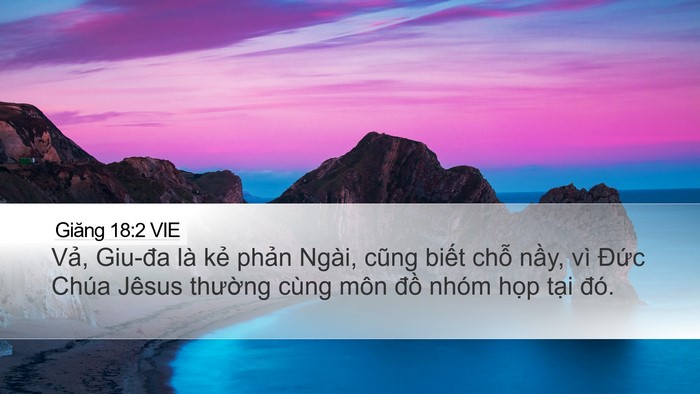 Giăng 18:2 VIE Bible Verse Image