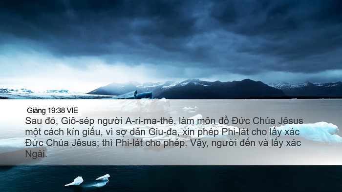 Giăng 19:38 VIE Bible Verse Image