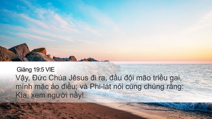 Giăng 19:5 VIE Bible Verse Image