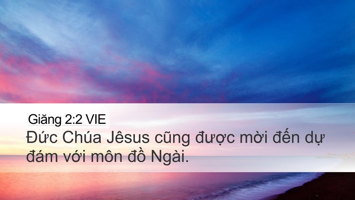 Giăng 2:2 VIE Bible Verse Image