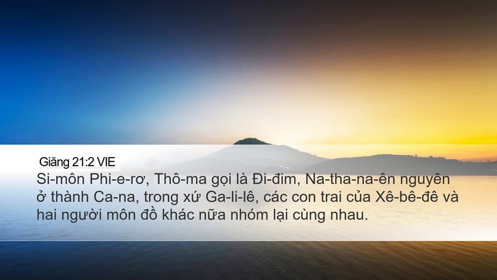 Giăng 21:2 VIE Bible Verse Image