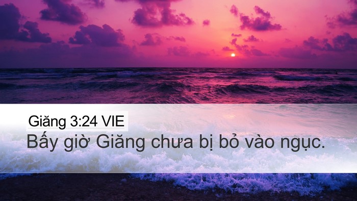 Giăng 3:24 VIE Bible Verse Image