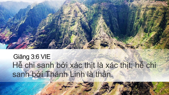 Giăng 3:6 VIE Bible Verse Image