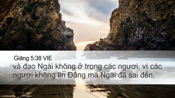 Giăng 5:38 VIE Bible Verse Image
