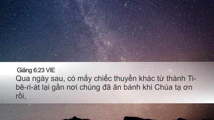 Giăng 6:23 VIE Bible Verse Image