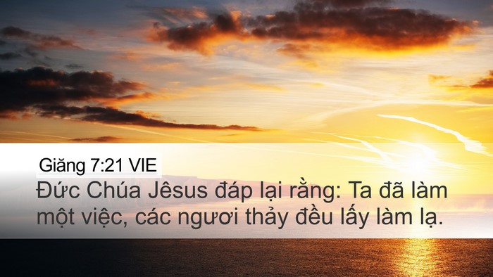 Giăng 7:21 VIE Bible Verse Image