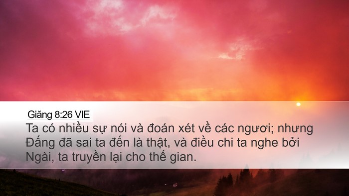 Giăng 8:26 VIE Bible Verse Image