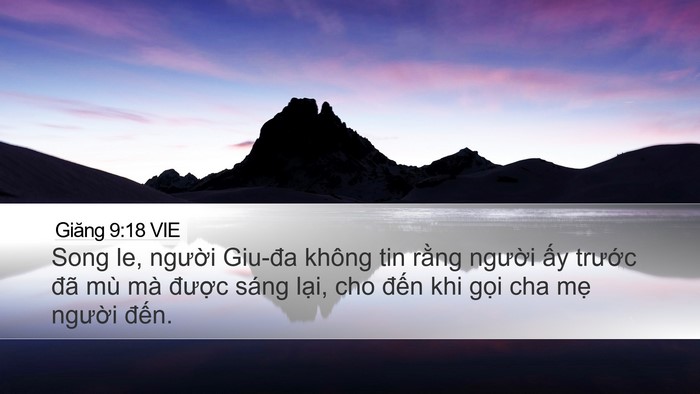 Giăng 9:18 VIE Bible Verse Image