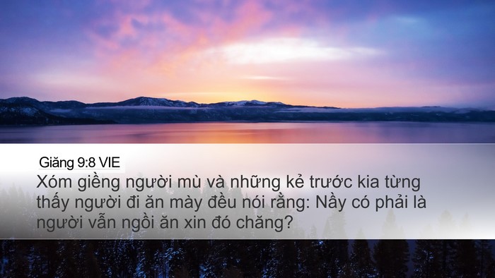 Giăng 9:8 VIE Bible Verse Image
