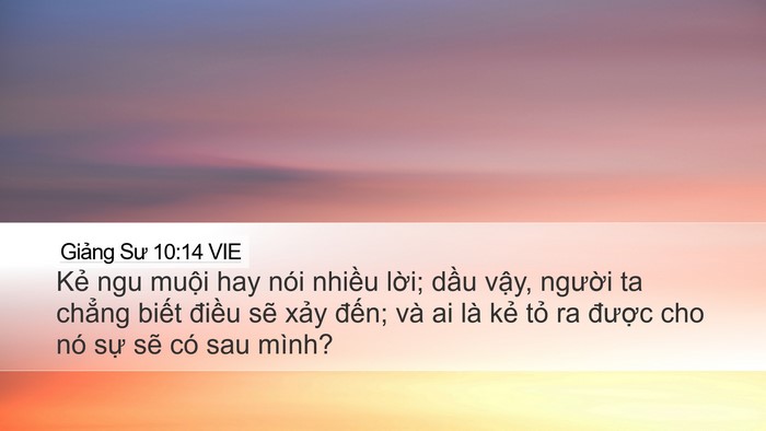 Giảng Sư 10:14 VIE Bible Verse Image