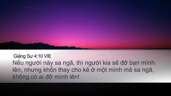 Giảng Sư 4:10 VIE Bible Verse Image