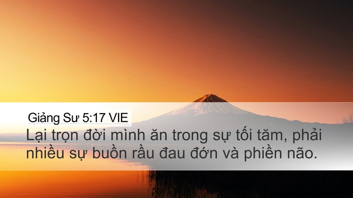 Giảng Sư 5:17 VIE Bible Verse Image