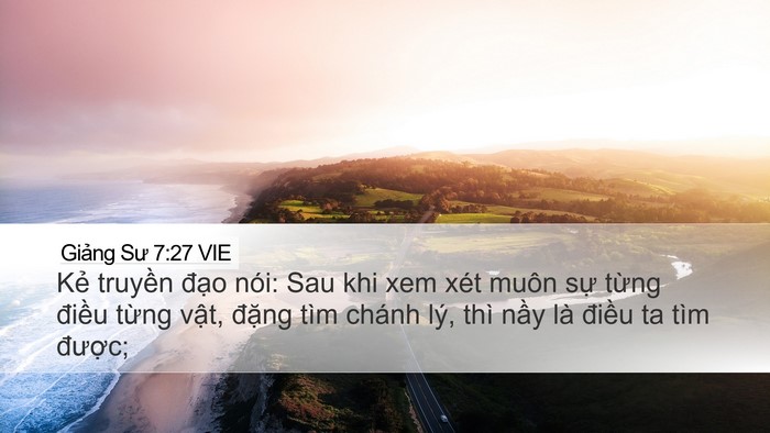 Giảng Sư 7:27 VIE Bible Verse Image