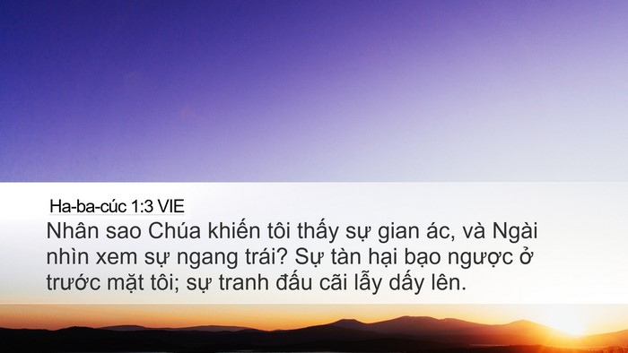 Ha-ba-cúc 1:3 VIE Bible Verse Image