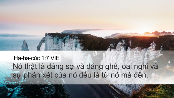 Ha-ba-cúc 1:7 VIE Bible Verse Image