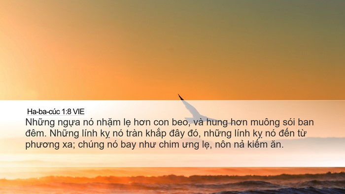 Ha-ba-cúc 1:8 VIE Bible Verse Image