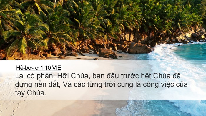 Hê-bơ-rơ 1:10 VIE Bible Verse Image