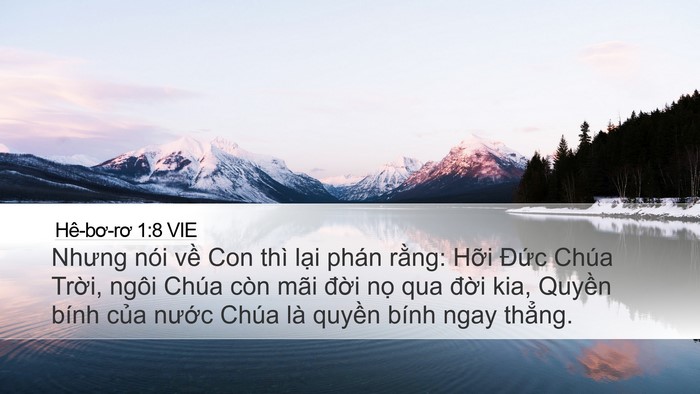 Hê-bơ-rơ 1:8 VIE Bible Verse Image