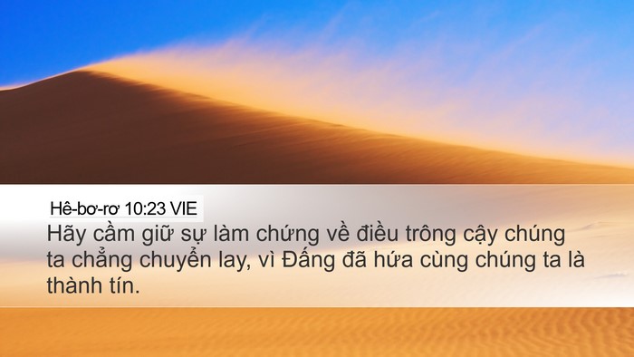 Hê-bơ-rơ 10:23 VIE Bible Verse Image