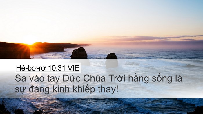 Hê-bơ-rơ 10:31 VIE Bible Verse Image