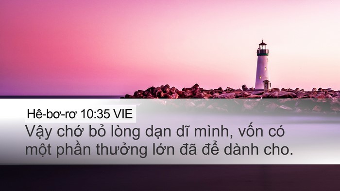 Hê-bơ-rơ 10:35 VIE Bible Verse Image