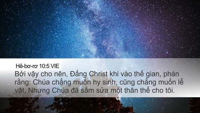 Hê-bơ-rơ 10:5 VIE Bible Verse Image