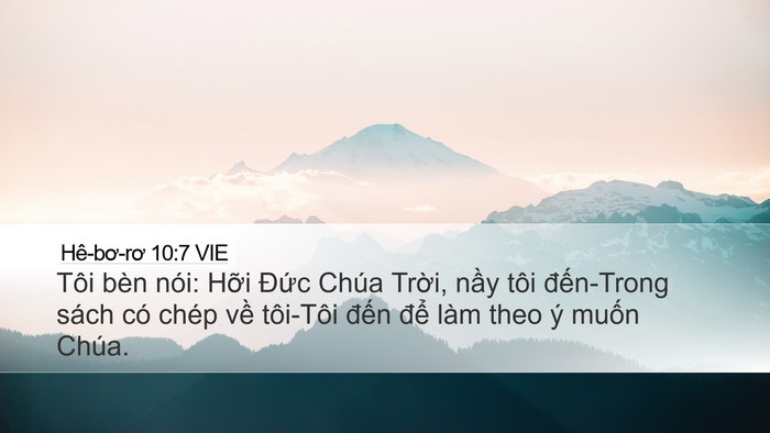 Hê-bơ-rơ 10:7 VIE Bible Verse Image